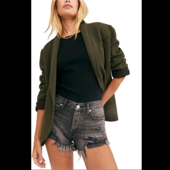 Free People Pants - Free People Loving Good Vibrations Cutoff Shorts